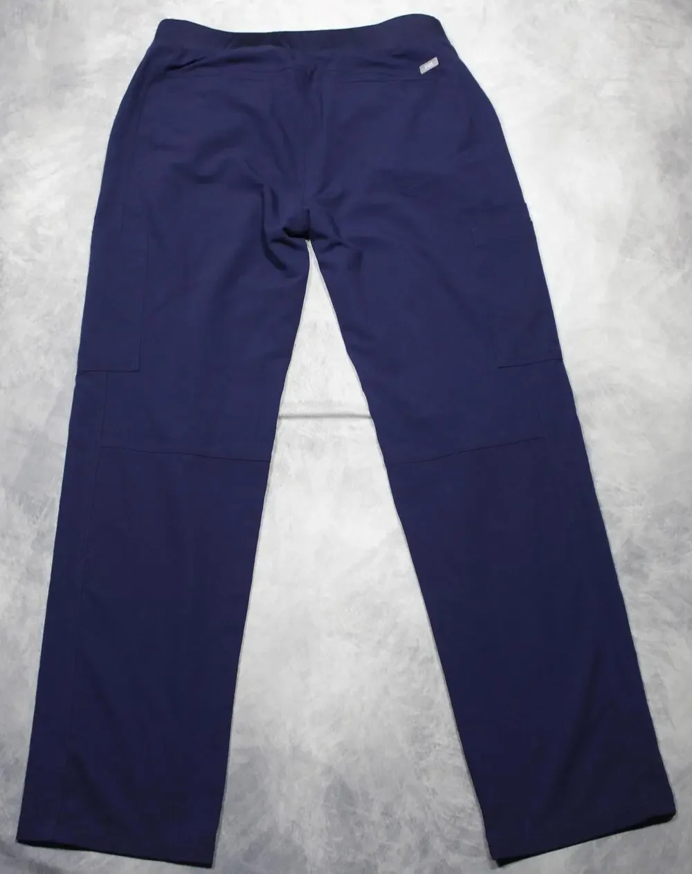 FIGS Technical Collection Cargo Pants Mens XL Blue Scrub Elastic Waist